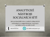 Analytické nástroje sociálních médi...
