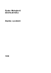 Zapisky z podzemi